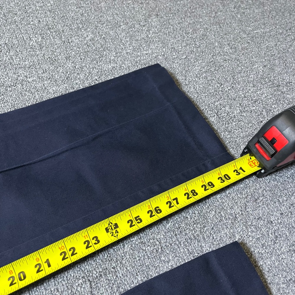 Dickies Flare Leg Work Pants Navy Blue Junior Twill Trousers Casual Utility - Picture 8 of 8